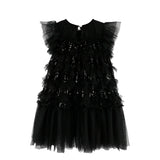 Angel's Face Kids Abito in Tulle Nero per Bambine