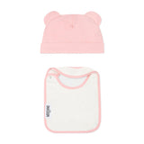 Moschino Kids Cappello con Bavetta Rosa con Toy  per Neonate