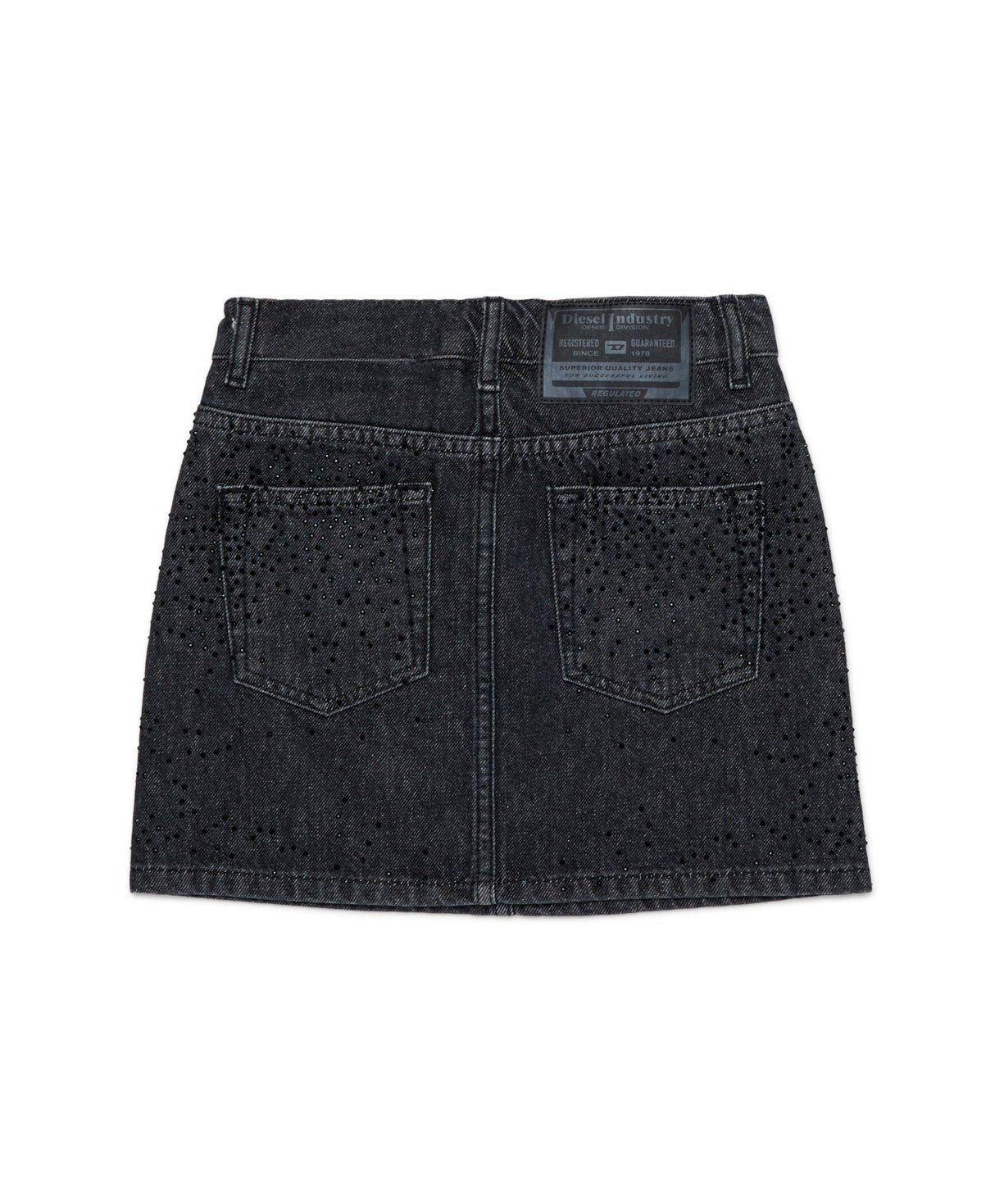 Diesel Kids Gonna Nera Denim Hotfix per Bambine