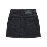 Diesel Kids Gonna Nera Denim Hotfix per Bambine