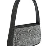 Diesel Kids Borsa Denim Nero WJULIE con Strass per Bambine