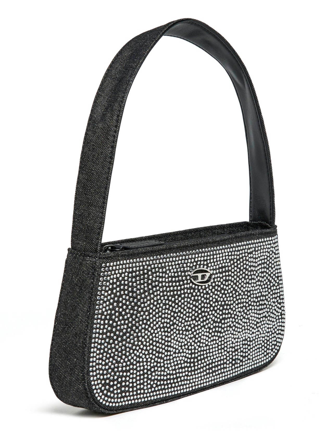 Diesel Kids Borsa Denim Nero WJULIE con Strass per Bambine