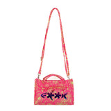 Effek Mini Beach Bag Fuchsia Pattern for Girls