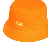Diesel Kids Cappello Bucket Arancione con Logo per Bambini (dettaglio)