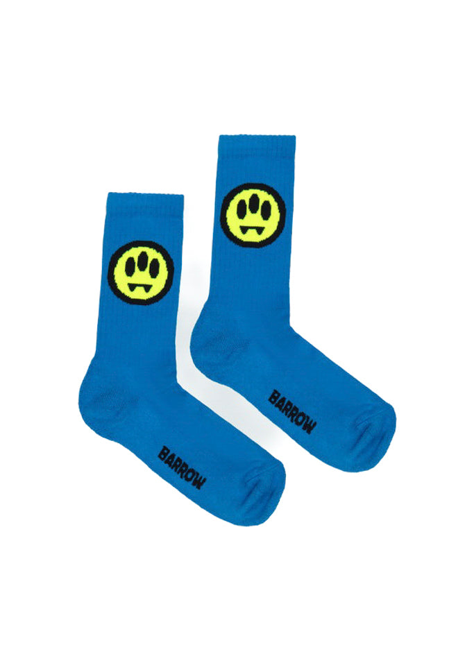 Barrow Kids Calzini Turchesi con Stampa Smile