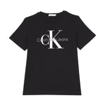 Calvin Klein Kids T-shirt Nera con Stampa per Bambini