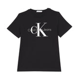 Calvin Klein Kids T-shirt Nera con Stampa per Bambini