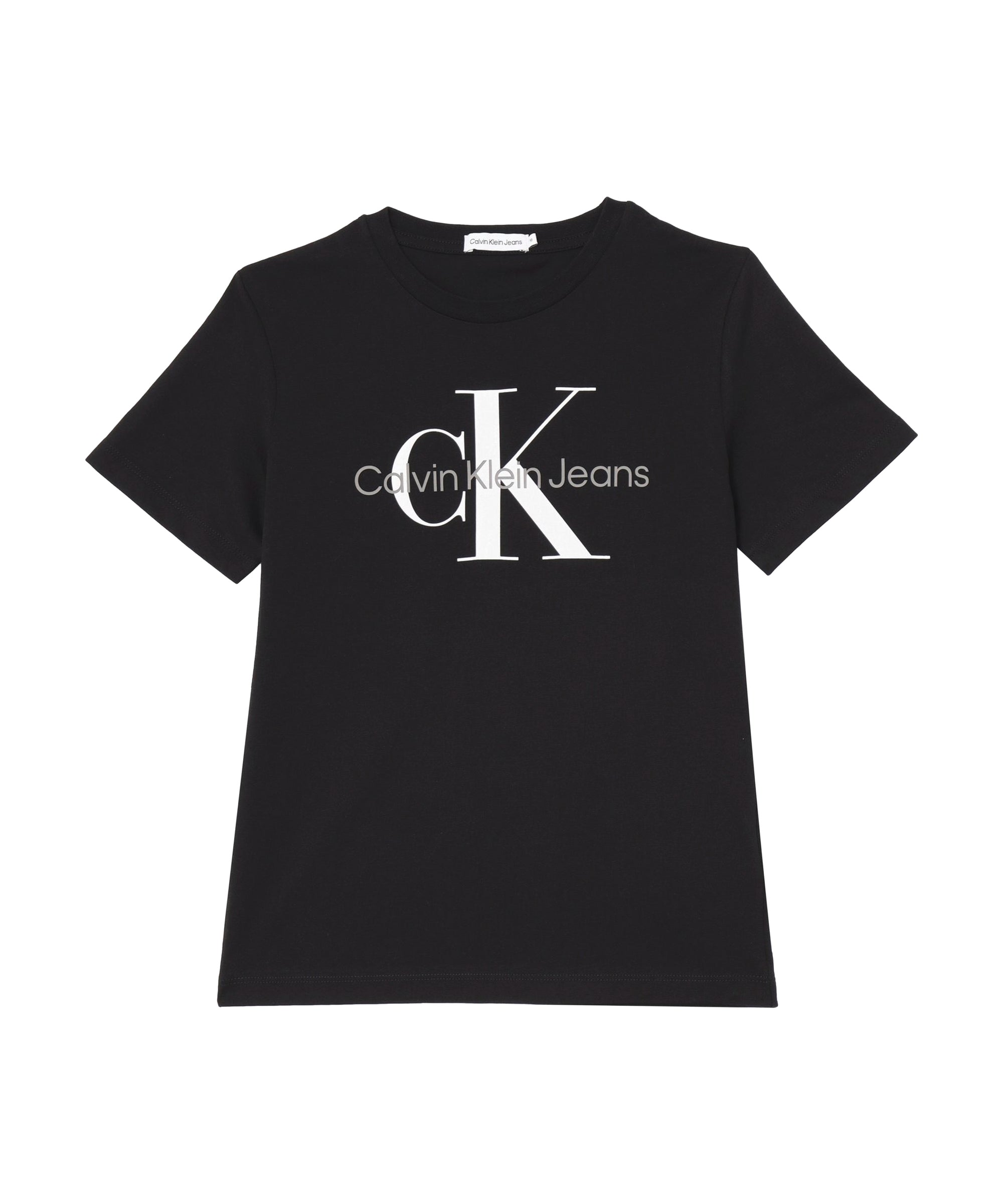 Calvin Klein Kids T-shirt Nera con Stampa per Bambini