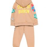 Barrow Kids Completo di Tuta Marrone per Neonati