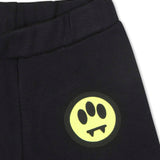 Barrow Kids Pantaloni Neri in Felpa con Stampa Logo per Neonati (dettaglio)