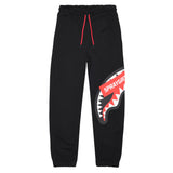 Sprayground Kids Pantaloni in Felpa Neri con Logo per Bambini