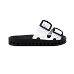 Sensi Kids Urban Sandalo Bianco Doppia Fascia per Bambine (lato)