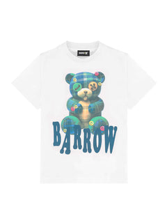 Barrow Kids T-Shirt Bianca con Stampa Teddy per Bambini