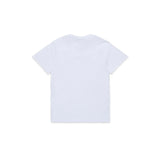 Dsquared2 Kids T-shirt Bianca con D2 per Neonati