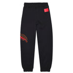 Sprayground Kids Pantaloni in Felpa Neri per Bambini