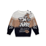 Iceberg Kids Maglioncino Girocollo "Tom & Jerry" Bicolore per Neonati