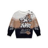Iceberg Kids Maglioncino Girocollo "Tom & Jerry" Bicolore per Neonati