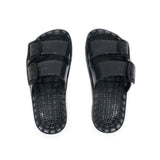 Sensi Kids Black Fluo Black Double Band Sandal for Kids
