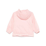 Moschino Kids Giubbino a Vento Rosa con Stampa Toy per Neonate