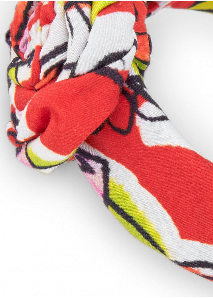 Tuc Tuc Cerchietto Rosso Fruit con Fiore per Neonate