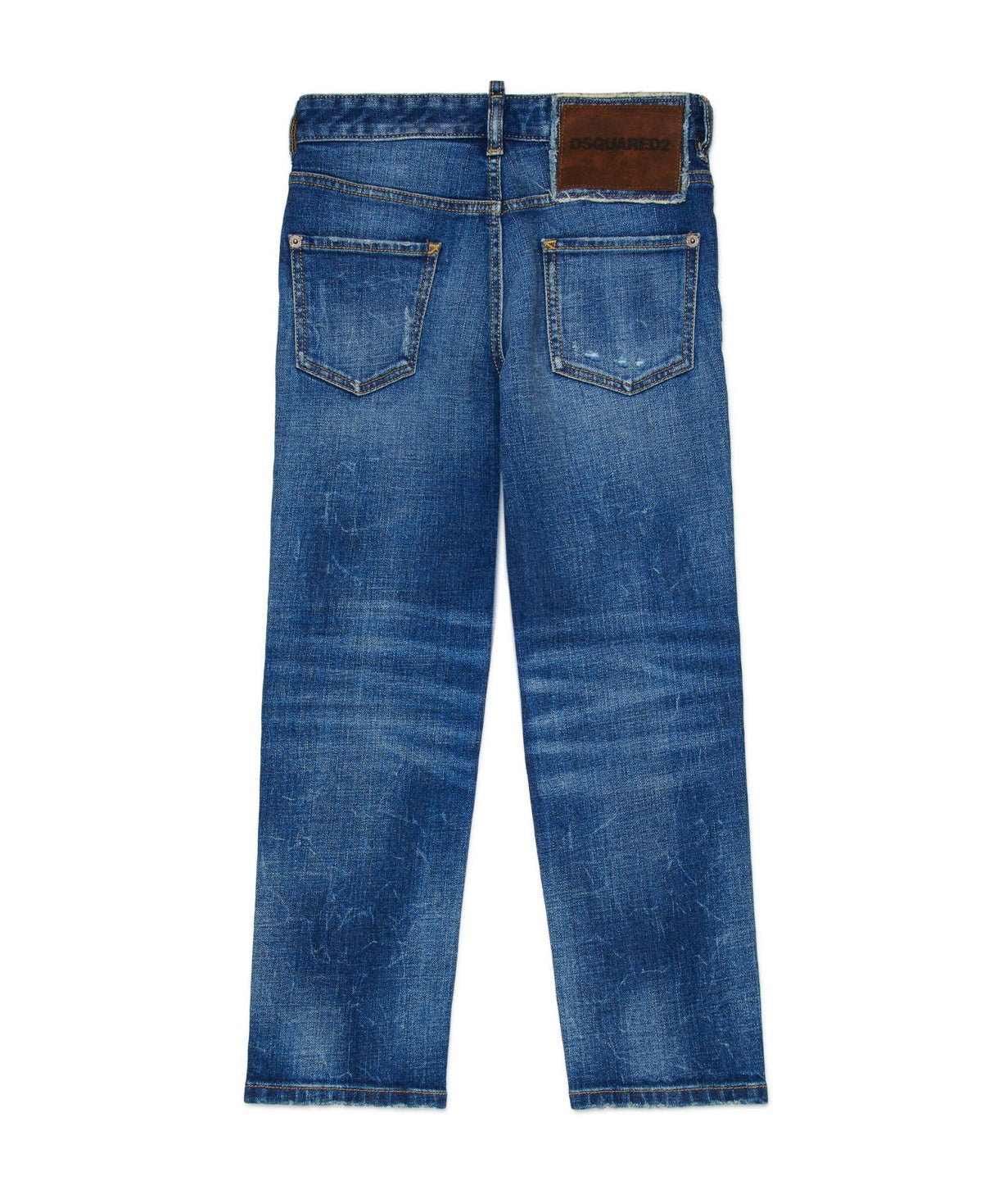 Dsquared2 Kids Jeans Slim Fit Blu 642 Jean per Bambini