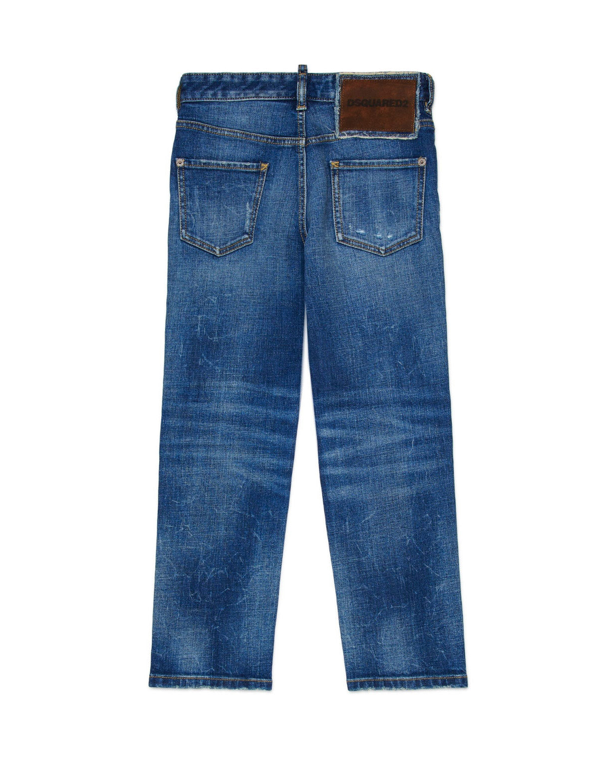 Dsquared2 Kids Jeans Slim Fit Blu 642 Jean per Bambini