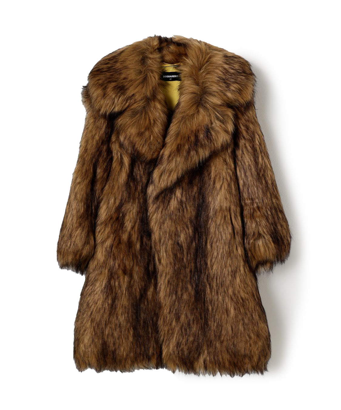 Dsquared2 Kids Cappotto in Pelliccia Moro