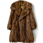 Dsquared2 Kids Cappotto in Pelliccia Moro