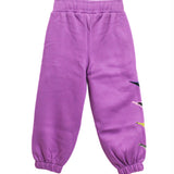 Diadora Kids Purple Fleece Pants for Girls