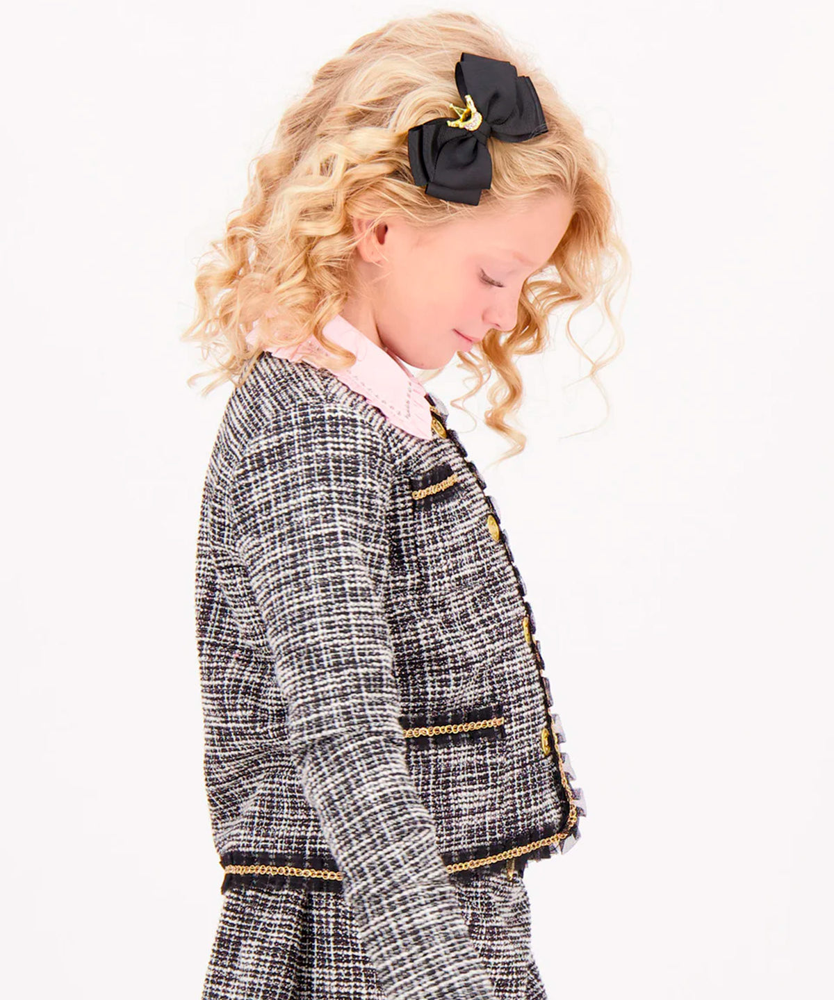 Angel's Face Kids Fermaglio per Capelli con Fiocco e Coronanera per Bambine