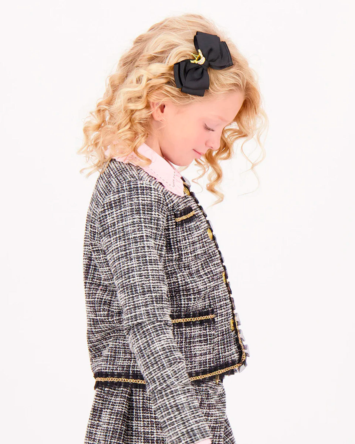 Angel's Face Kids Fermaglio per Capelli con Fiocco e Coronanera per Bambine