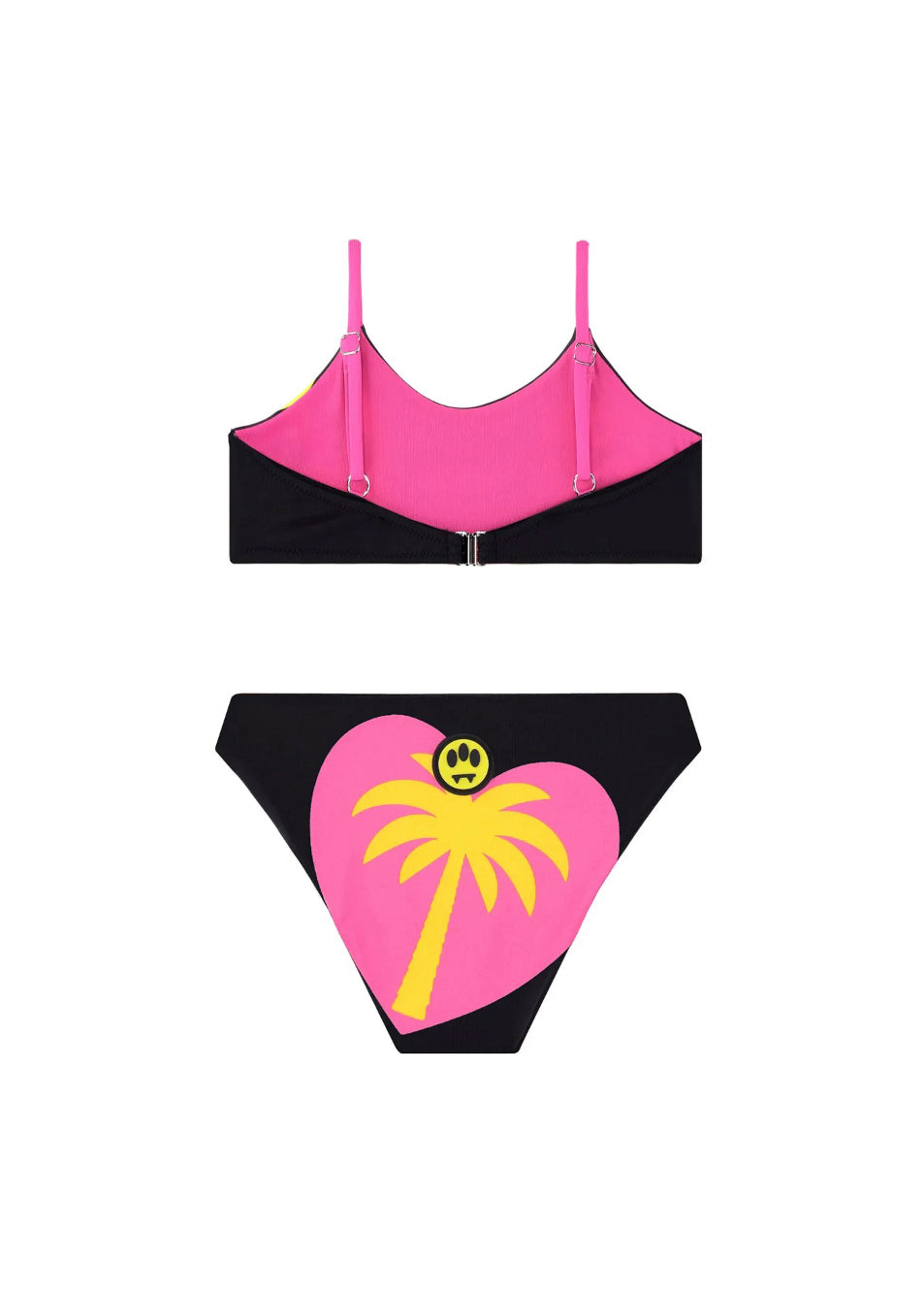 Barrow Kids Costume Bikini Nero con Stampa per Bambine