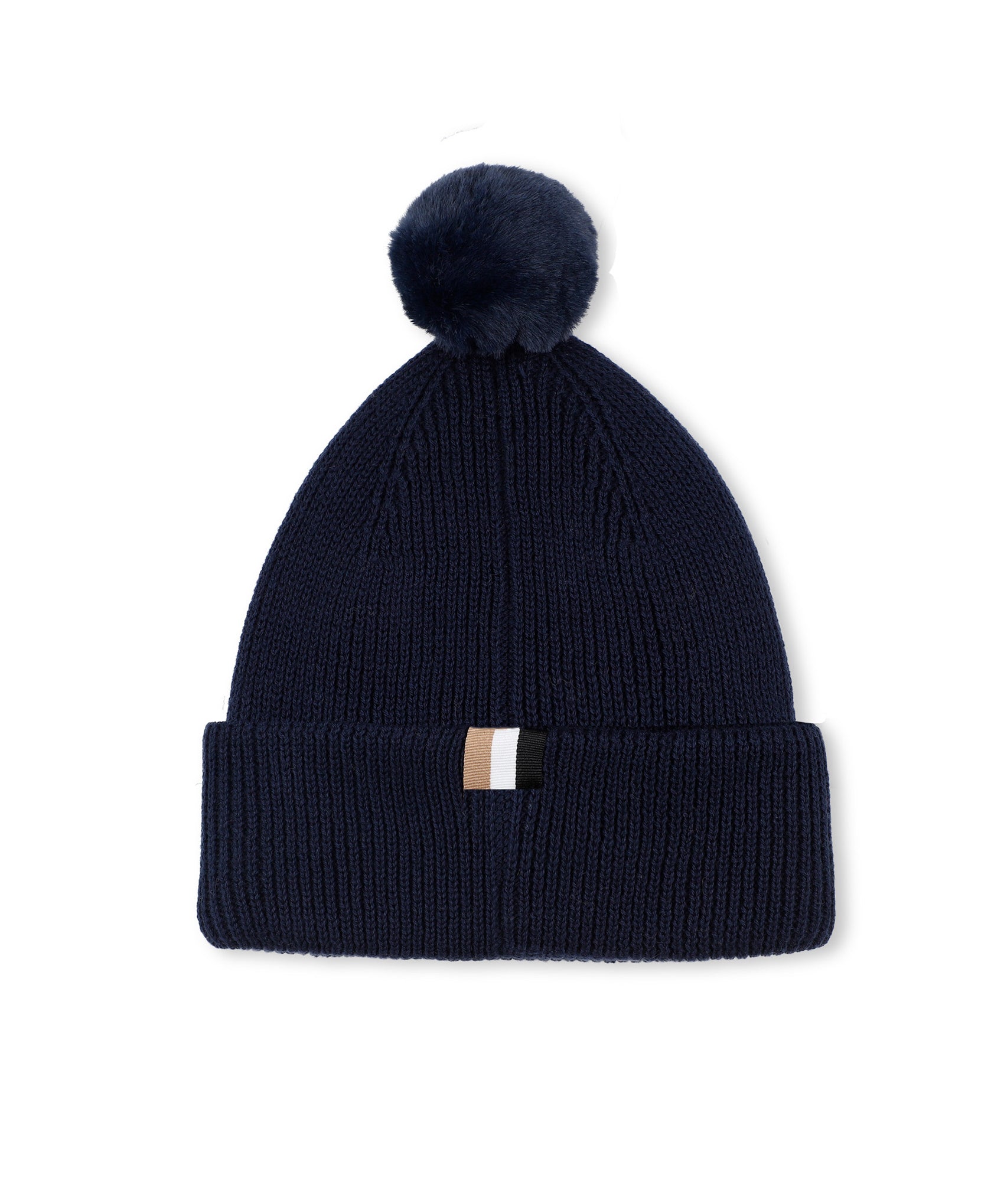 Boss Kids Cappello in Cotone Marine per Neonati