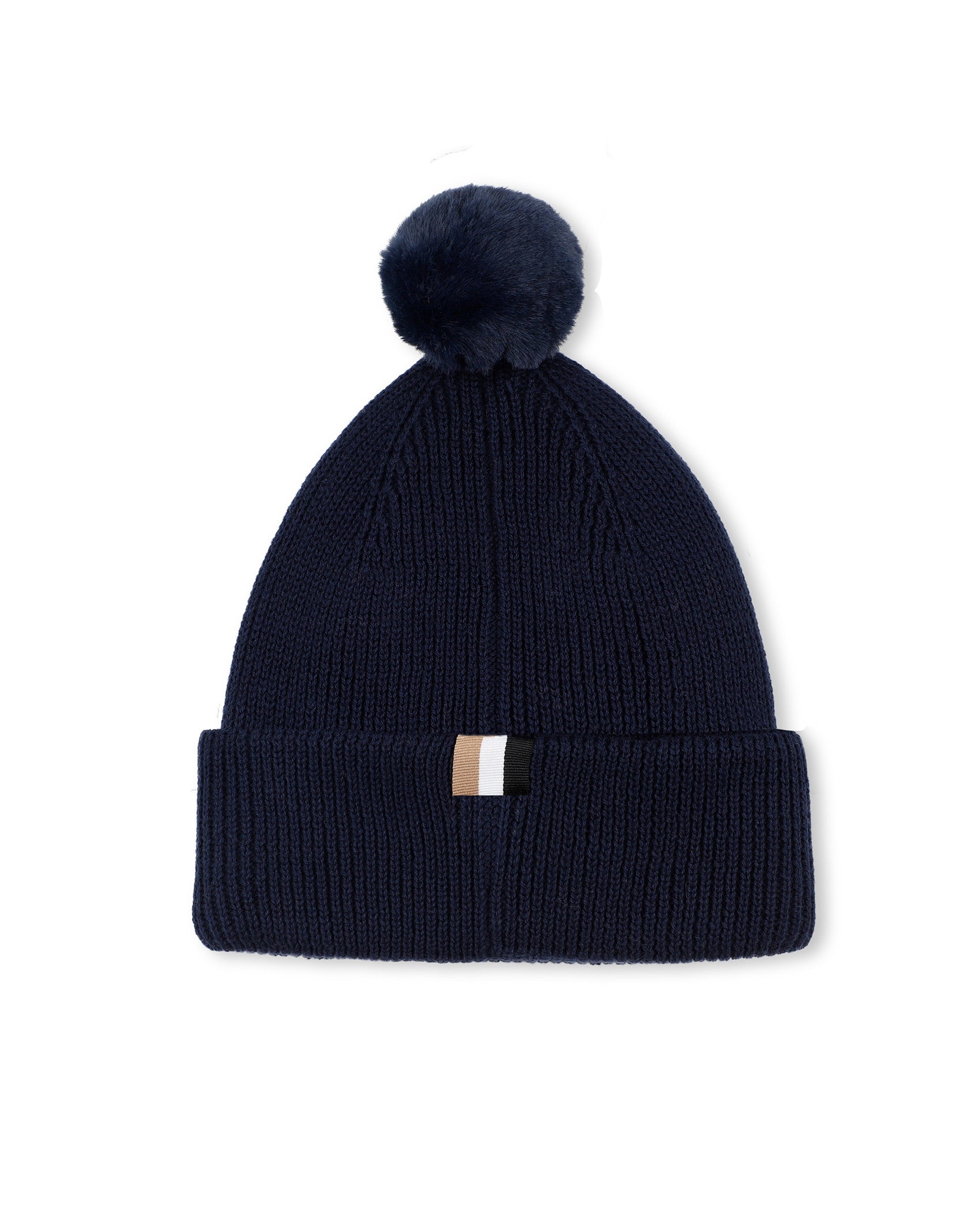 Boss Kids Cappello in Cotone Marine per Neonati