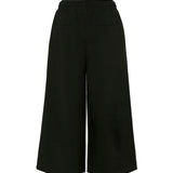 MSGM Kids Pantaloni Neri con Logo per Bambine