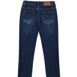 Vicolo Kids Denim Jeans Blu Scuro per Bambine
