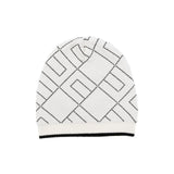 Elisabetta Franchi La Mia Bambina Cappello Panna con Logo Geometrico per Neonate