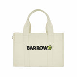 Barrow Kids Borsa Tote Crema con Logo per Bambine (fronte)