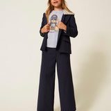 Twinset Kids Giacca a Righe con Capuccio per Bambine