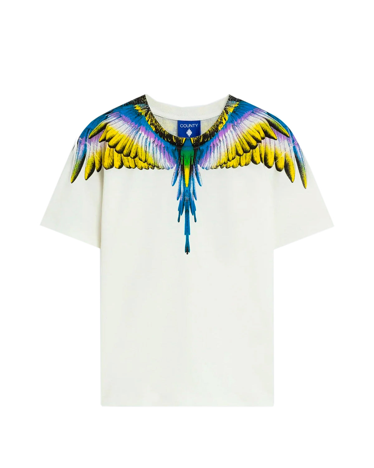 Burlon Kids Marcelo Burlon T Shirt Bianca Burlon Bianca Maglietta