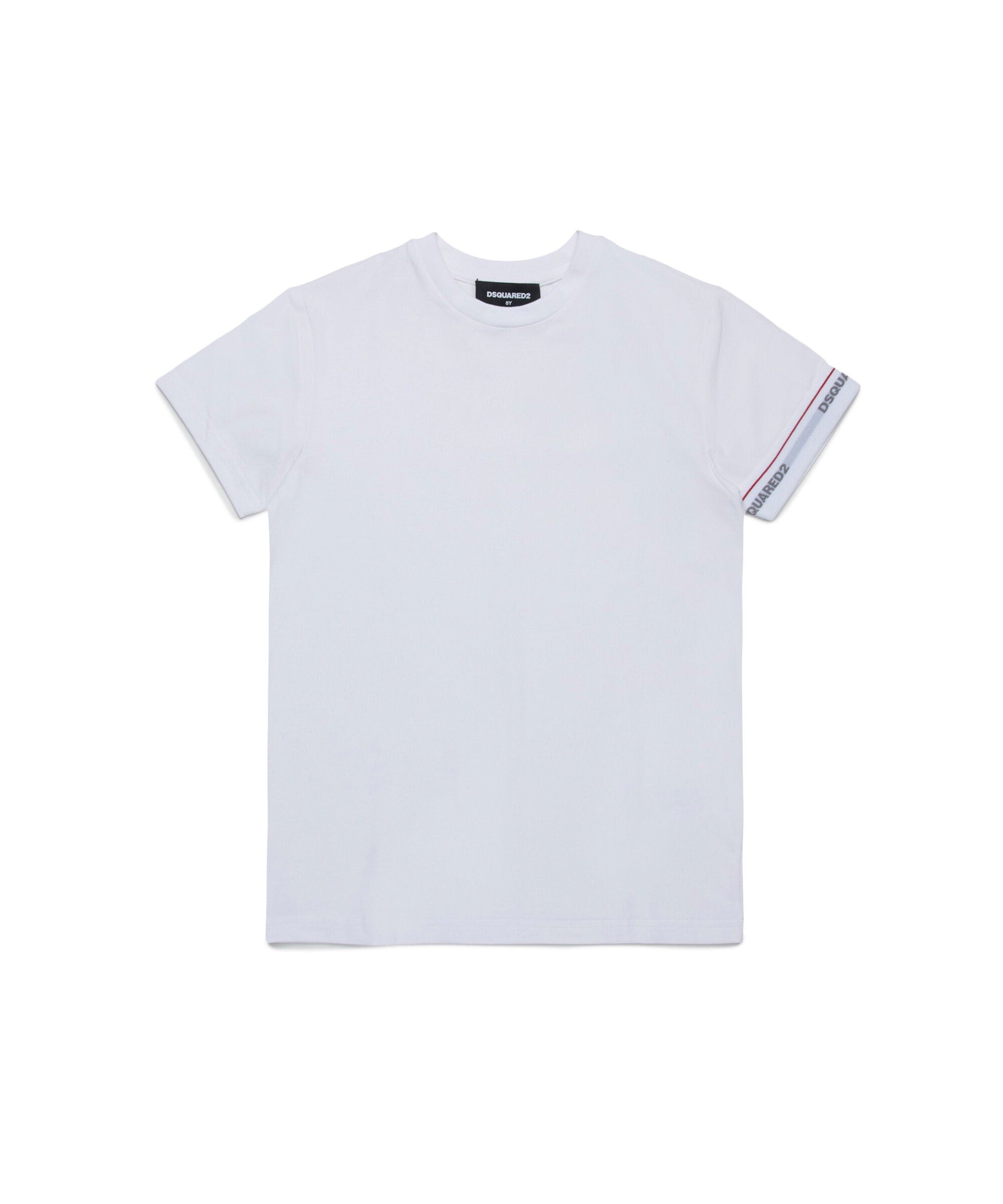 Dsquared2 Kids T-Shirt Bianca con Logo per Bambini