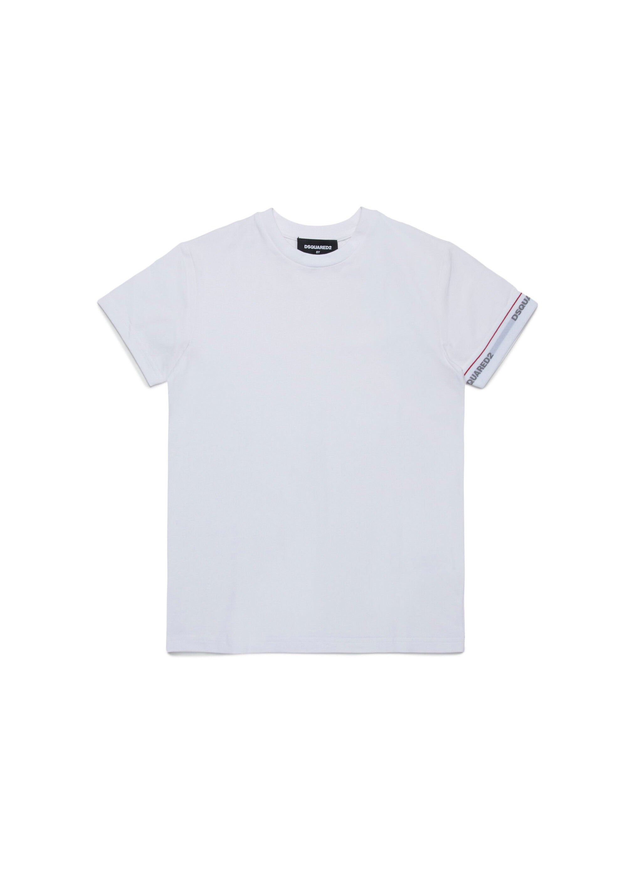 Dsquared2 Kids T-Shirt Bianca con Logo per Bambini