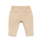 Moschino Kids Pantaloni Biege con Logo Teddy per Neonati