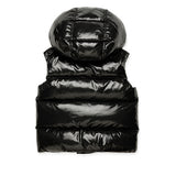 Dsquared2 Kids Giubbino Smanicato Puffer Nero per Neonati