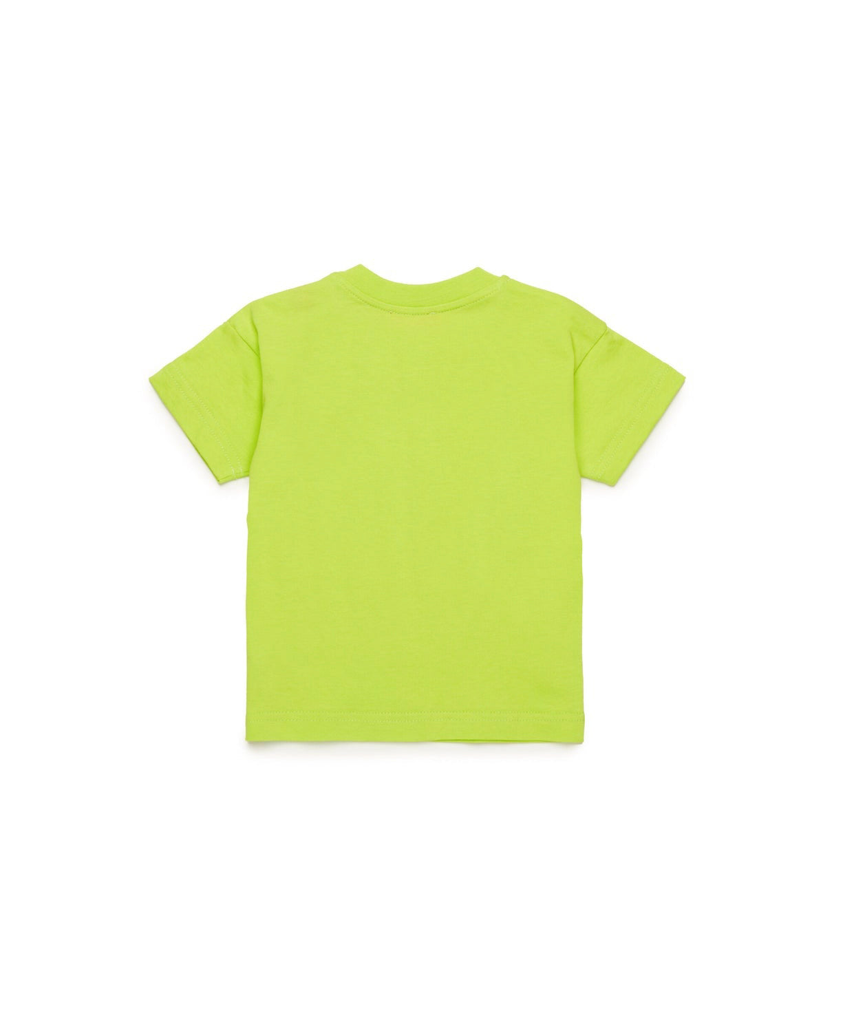 Diesel Kids T-shirt Verde Mela con Logo Degradè per Neonati