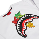 Sprayground Kids Felpa Girocollo Bianca per Bambini