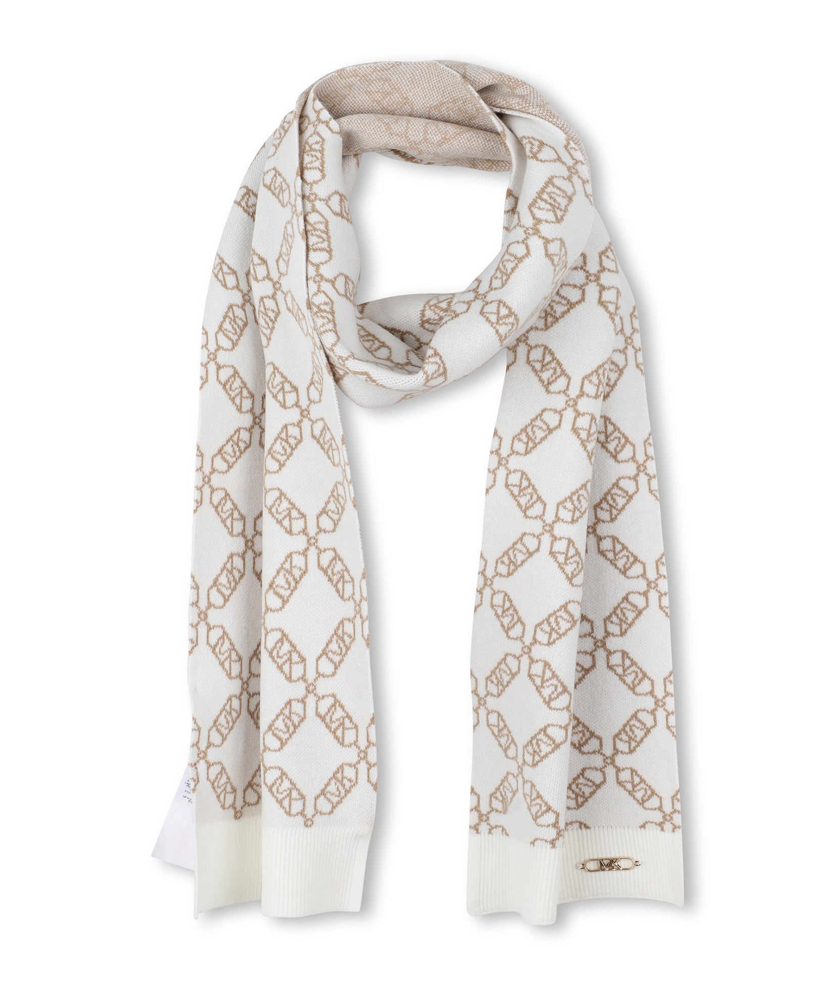 Michael Kors Kids Sciarpa avorio  con Stampa