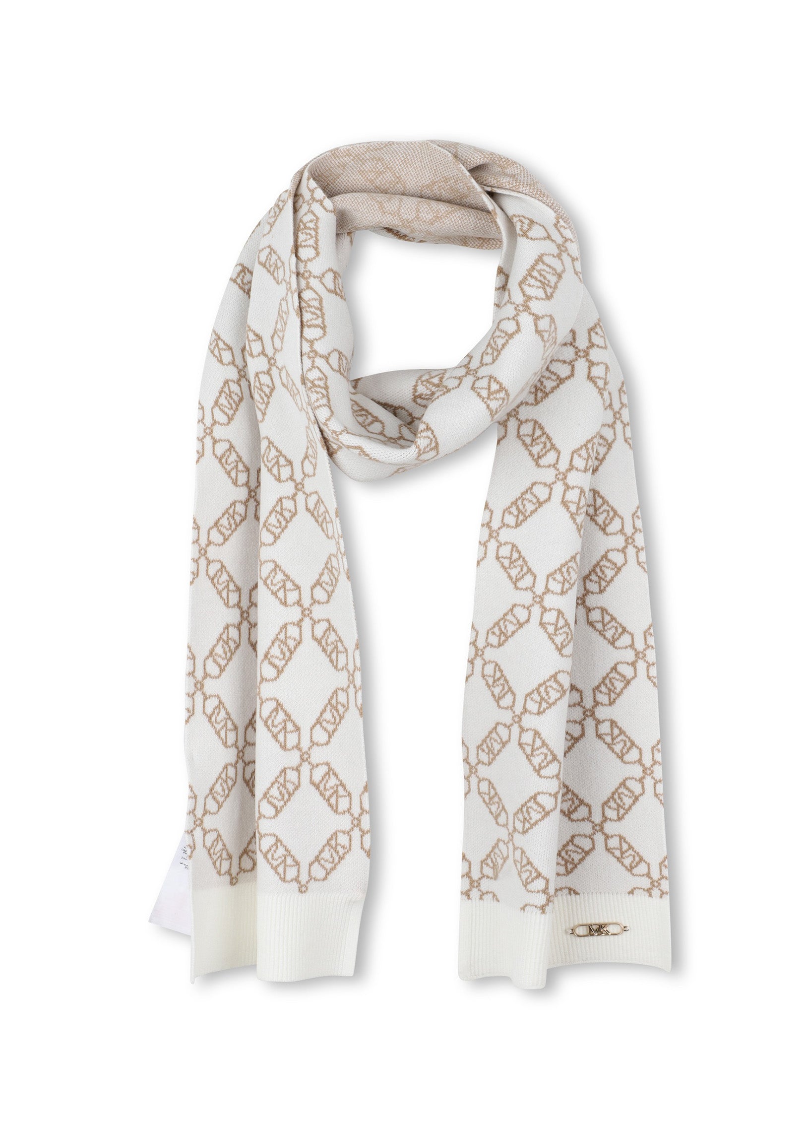 Michael Kors Kids Sciarpa avorio  con Stampa