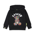 Barrow Kids Felpa Nera con Cappuccio con Stampa per Neonati