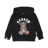 Barrow Kids Felpa Nera con Cappuccio con Stampa per Neonati